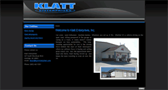 Desktop Screenshot of klattenterprises.com