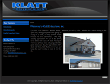 Tablet Screenshot of klattenterprises.com